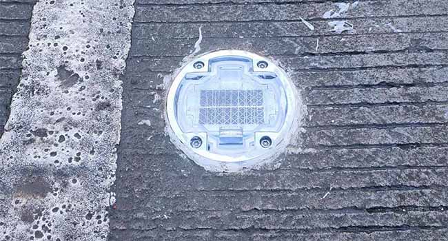 install solar road studs